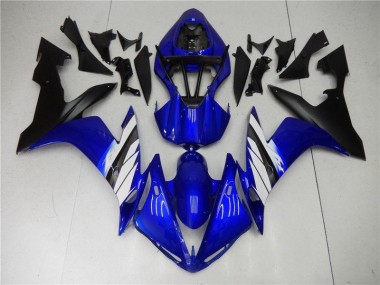 R1 2004-2006 Motorrad Verkleidungen - Blau Weiß Schwarz