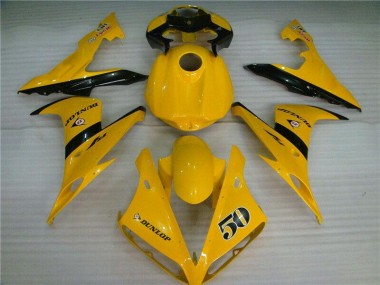 R1 2004-2006 Motorrad Verkleidungen - Gelb