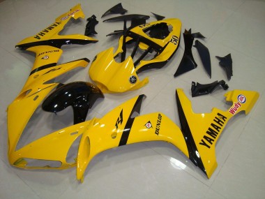R1 2004-2006 Motorrad Verkleidungen - Gelb Schwarz