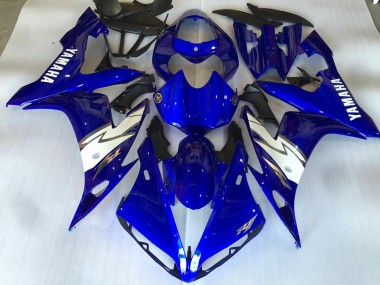 R1 2004-2006 Motorrad Verkleidungen - Glänzend Blau Weiß