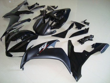 R1 2004-2006 Motorrad Verkleidungen - Glänzend Schwarz