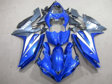 R1 2007-2008 Motorrad Verkleidungen - Blau Silber