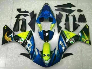 R1 2009-2011 Motorrad Verkleidungen - Blau