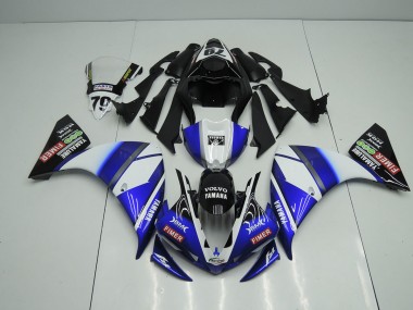 R1 2009-2011 Motorrad Verkleidungen - Blau Schwarz Sterilgarda