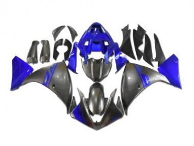 R1 2009-2011 Motorrad Verkleidungen - Grau Blau