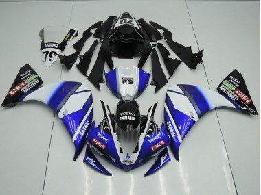 R1 2012-2014 Motorrad Verkleidungen - Blau Schwarz Sterilgarda