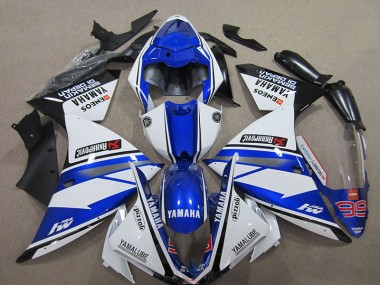 R1 2012-2014 Motorrad Verkleidungen - Blau Weiß