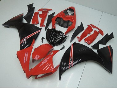 R1 2012-2014 Motorrad Verkleidungen - Rot Schwarz