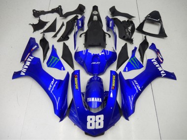 R1 2015-2019 Motorrad Verkleidungen - Blau Monster 88