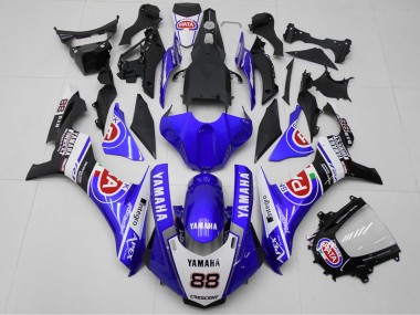 R1 2015-2019 Motorrad Verkleidungen - Blau PATA 88