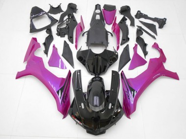 R1 2015-2019 Motorrad Verkleidungen - Schwarz Lila Rot