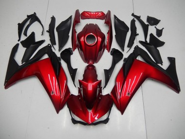 R3 2015-2022 Motorrad Verkleidungen - Rot Schwarz
