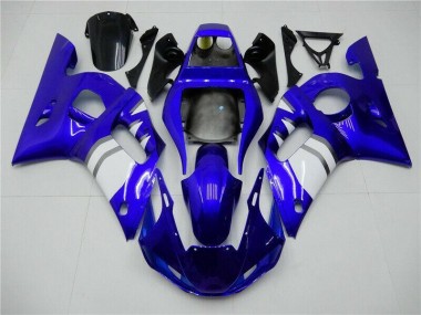 R6 1998-2002 Motorrad Verkleidung - Blau Weiß