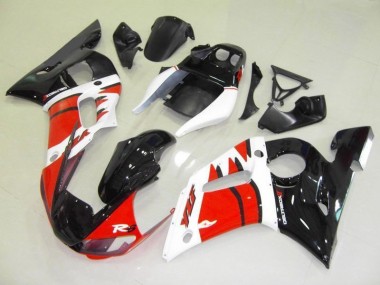 R6 1998-2002 Motorrad Verkleidung - Rot Weiß Schwarz