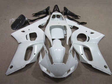 R6 1998-2002 Motorrad Verkleidung - Weiß