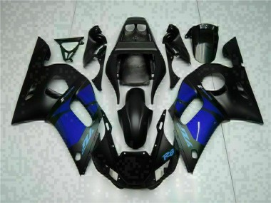 R6 1998-2002 Motorrad Verkleidungen - Blau Schwarz