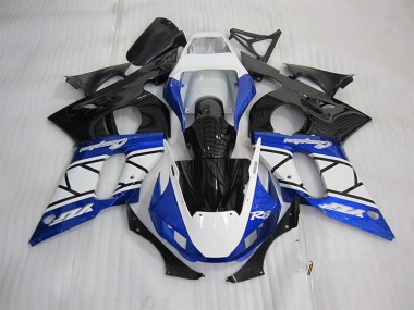 R6 1998-2002 Motorrad Verkleidungen - Blau Weiß Schwarz