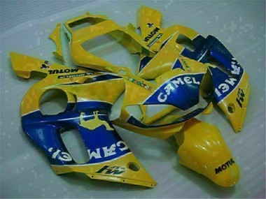 R6 1998-2002 Motorrad Verkleidungen - Gelb