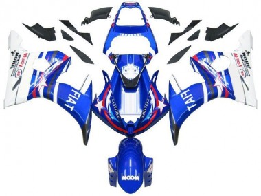 R6 2003-2005 Motorrad Verkleidungen - Blau Star Fiat