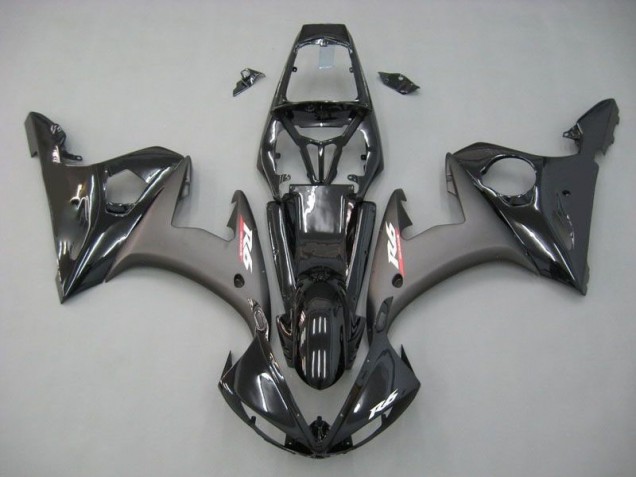 R6 2003-2005 Motorrad Verkleidungen - Kontrast Schwarz R6 2003-2005 Motorrad Verkleidungen - Kontrast Schwarz