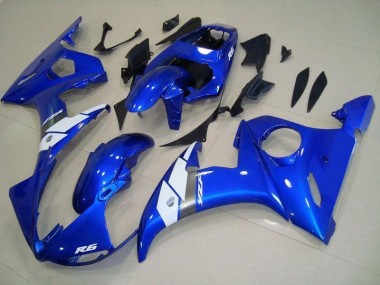 R6 2003-2005 Motorrad Verkleidungen - OEM Stil Blau
