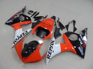 R6 2003-2005 Motorrad Verkleidungen - Repsol