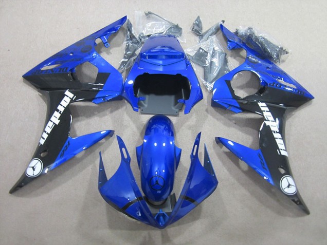 R6 2003-2005 Motorrad Vollverkleidung - Blau Schwarz R6 2003-2005 Motorrad Vollverkleidung - Blau Schwarz