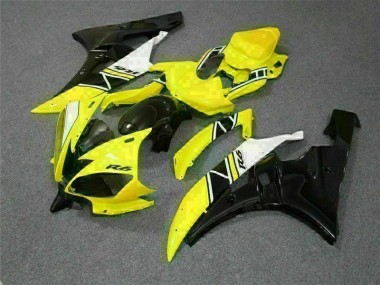R6 2006-2007 Motorrad Verkleidung - Gelb