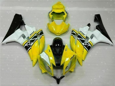 R6 2006-2007 Motorrad Verkleidung - Gelb Weiß Schwarz