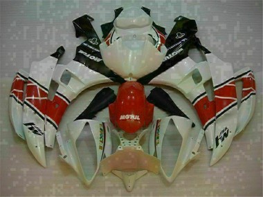 R6 2006-2007 Motorrad Verkleidung - Rot Weiß