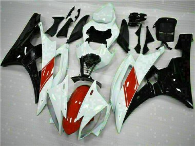 R6 2006-2007 Motorrad Verkleidung - Weiß