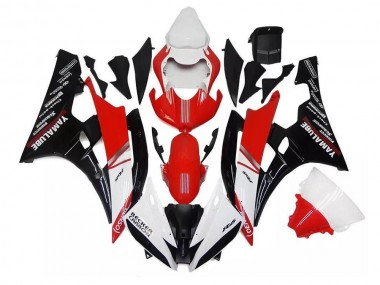 R6 2006-2007 Motorrad Verkleidung - Weiß Rot Schwarz
