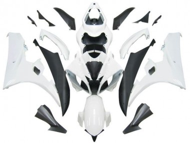 R6 2006-2007 Motorrad Verkleidung - Weiß Schwarz