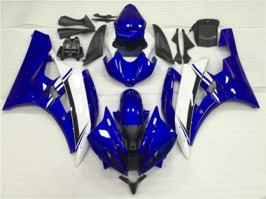 R6 2006-2007 Motorrad Verkleidungen & Plastik - Blau Weiß