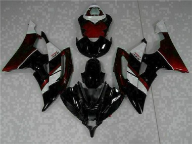 R6 2008-2016 Motor Vollverkleidung - Schwarz