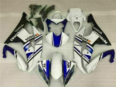 R6 2008-2016 Motorrad Verkleidung - Blau Weiß Blau Weiß ENEOS
