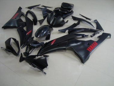 R6 2008-2016 Motorrad Verkleidung - Matt Schwarz