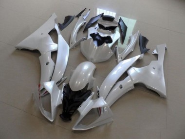 R6 2008-2016 Motorrad Verkleidung - Perl Weiß