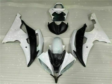 R6 2008-2016 Motorrad Verkleidung & Plastik - Weiß Schwarz