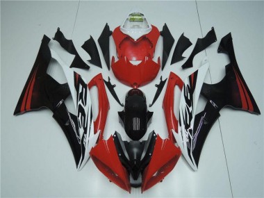 R6 2008-2016 Motorrad Verkleidung - Rot Weiß
