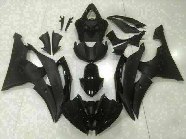 R6 2008-2016 Motorrad Verkleidung - Schwarz