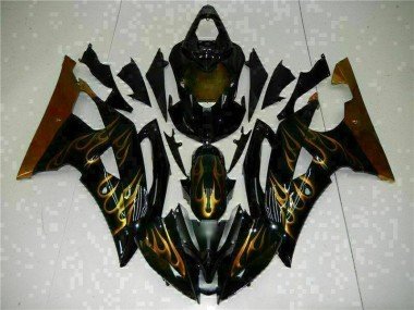R6 2008-2016 Motorrad Verkleidungen & Plastik - Schwarz
