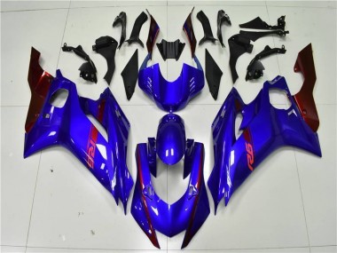 R6 2017-2023 Motorrad Verkleidungen - Blau Rot