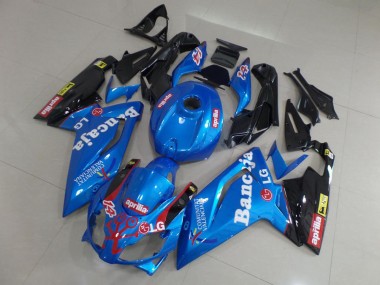 RS 125 2006-2011 Motorrad Verkleidungen - Blau und Schwarz