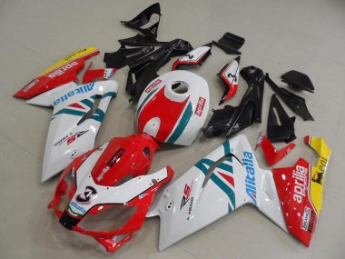 RS 125 2006-2011 Motorrad Verkleidungen - Rot Weiß
