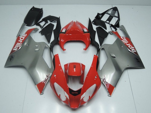 RSV 1000 2003-2006 Motorrad Verkleidungen - Silber Und Rot RSV 1000 2003-2006 Motorrad Verkleidungen - Silber Und Rot