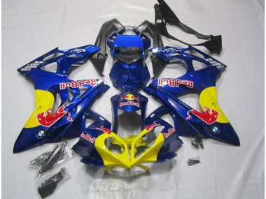 S1000RR 2009-2014 Motorrad Verkleidungen - Gelb Blau Red Bull