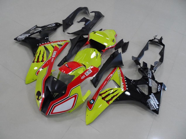 S1000RR 2009-2014 Motorrad Verkleidungen - Grün Rot Monster S1000RR 2009-2014 Motorrad Verkleidungen - Grün Rot Monster