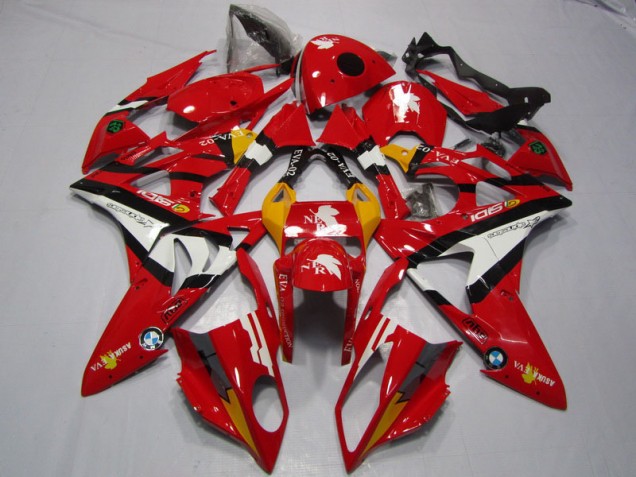 S1000RR 2009-2014 Motorrad Verkleidungen - Rot Weiß S1000RR 2009-2014 Motorrad Verkleidungen - Rot Weiß