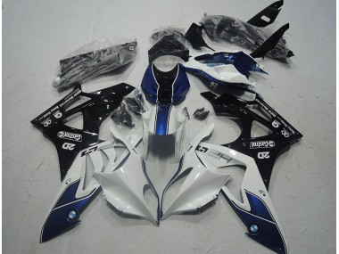 S1000RR 2009-2014 Motorrad Verkleidungen - Weiß Blau